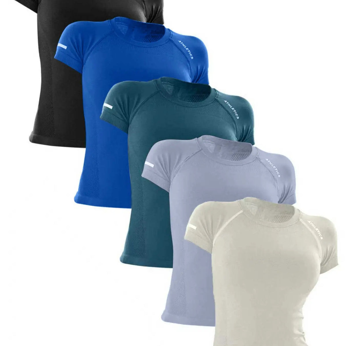 Women'S Yoga Letter round Neck Sport Short Sleeve T-Shirt, Workout Shirts, High Stretch Athletic Breathable Fitness Running Yoga Wear, All Seasons Casual Top