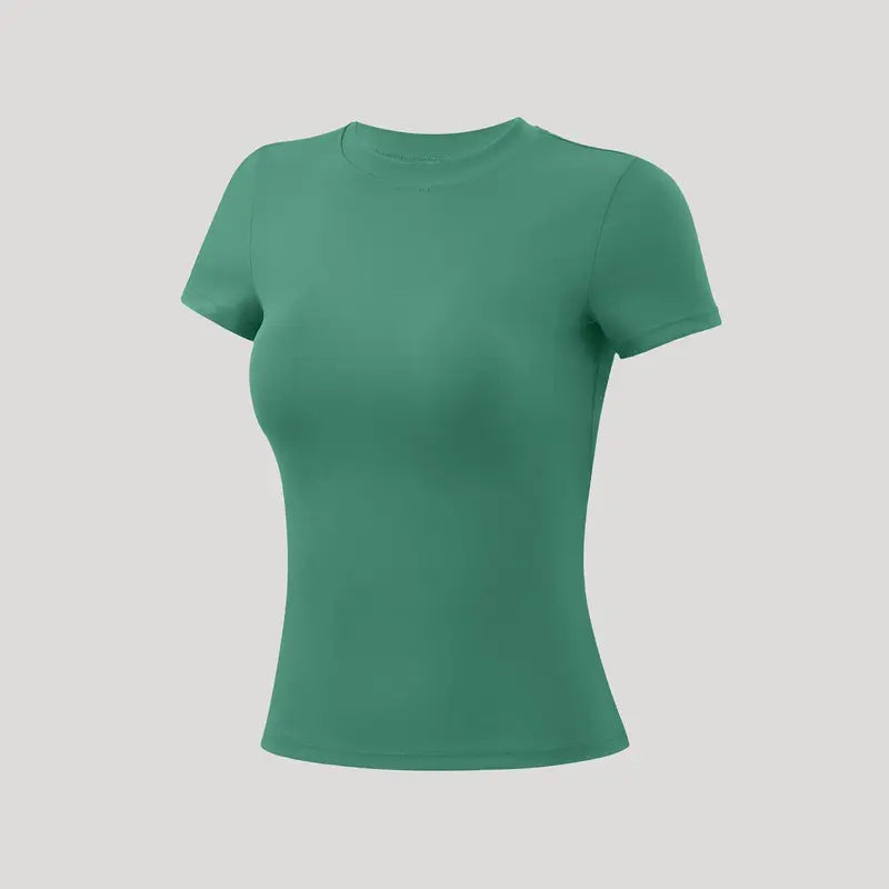 TIMEOFF Women'S Plain Nylon Blend Long Sleeve Gym Workout Apparel, Mock Neck Slim Fit Athletic Shirt, Thumb-Hole Cuffs, Stretchy Soft Breathable Fabric, Snug Non-Restrictive Women'S Clothes, Ideal for Yoga, Gym Training, Everyday Tops