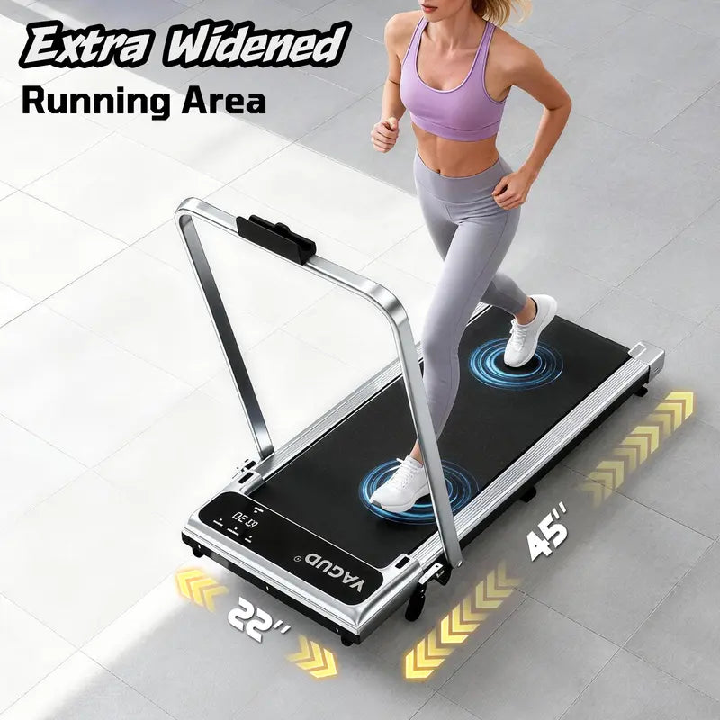 【Backtoschool】Yagud Walking Pad with Wheels,Remote Control, LED Display, Portable under Desk Treadmill for Small Spaces, Home/Office Exercise Equipment Fitness Workout Calories