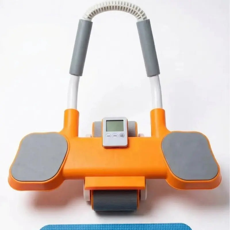 LAABE Automatic Rebound Abdominal Exercise Roller with Timer, Ergonomic Design, Non-Slip Grips, Beginner Abs Workout Exercise Equipment for Core Strength Training, Abs at Home Fitness Gear