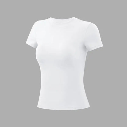 TIMEOFF Women'S Plain Nylon Blend Long Sleeve Gym Workout Apparel, Mock Neck Slim Fit Athletic Shirt, Thumb-Hole Cuffs, Stretchy Soft Breathable Fabric, Snug Non-Restrictive Women'S Clothes, Ideal for Yoga, Gym Training, Everyday Tops