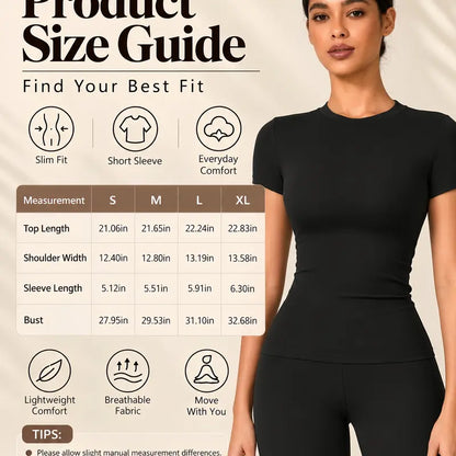 TIMEOFF Women'S Plain Nylon Blend Long Sleeve Gym Workout Apparel, Mock Neck Slim Fit Athletic Shirt, Thumb-Hole Cuffs, Stretchy Soft Breathable Fabric, Snug Non-Restrictive Women'S Clothes, Ideal for Yoga, Gym Training, Everyday Tops